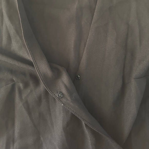 JustFab Woman’s Sheer Wrap Blouse- EUC - Picture 5 of 12